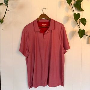 Tasso Elba Men's Rose Red Short-Sleeve Polo